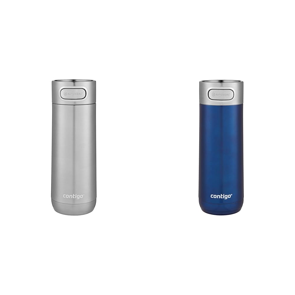 16oz Stainless Steel Thermal Travel Mugs Set of 2 U740