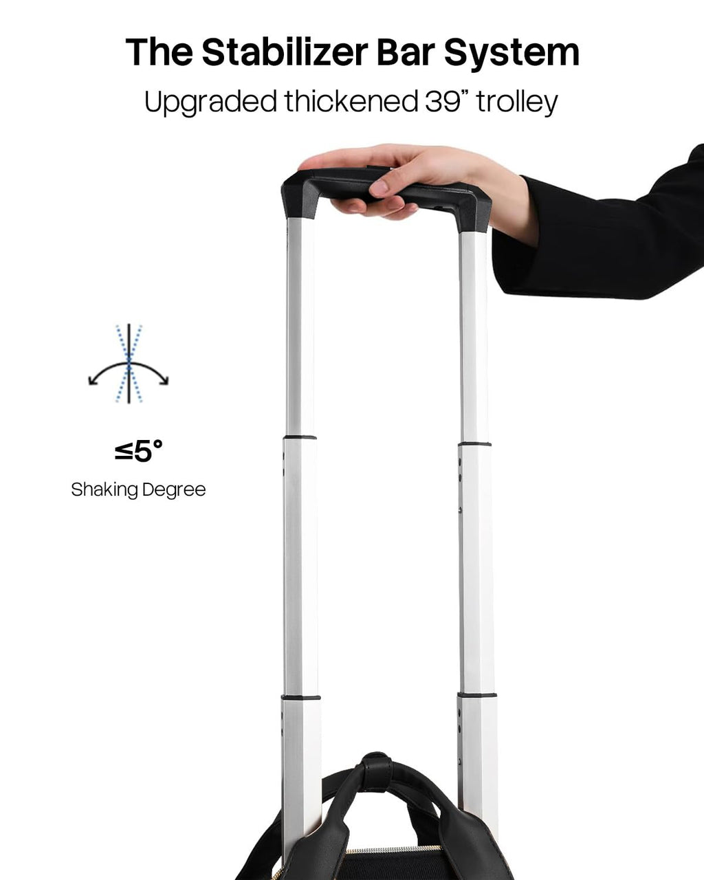 Underseat Carry On Luggage with Wheels J4335
