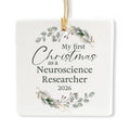 Ceramic 3-inch Square Ornament P1434