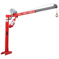Pickup Truck Crane with Manual Winch, 1000 lb Capacity, Adjustable Boom, 360° Swivel Base, Heavy Duty Steel S97285