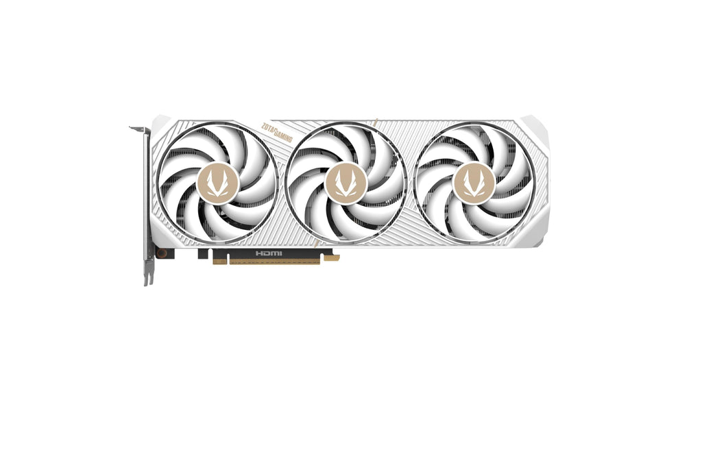 White 12GB GDDR7 192-bit PCIE 5.0 Gaming Graphics Card O4369
