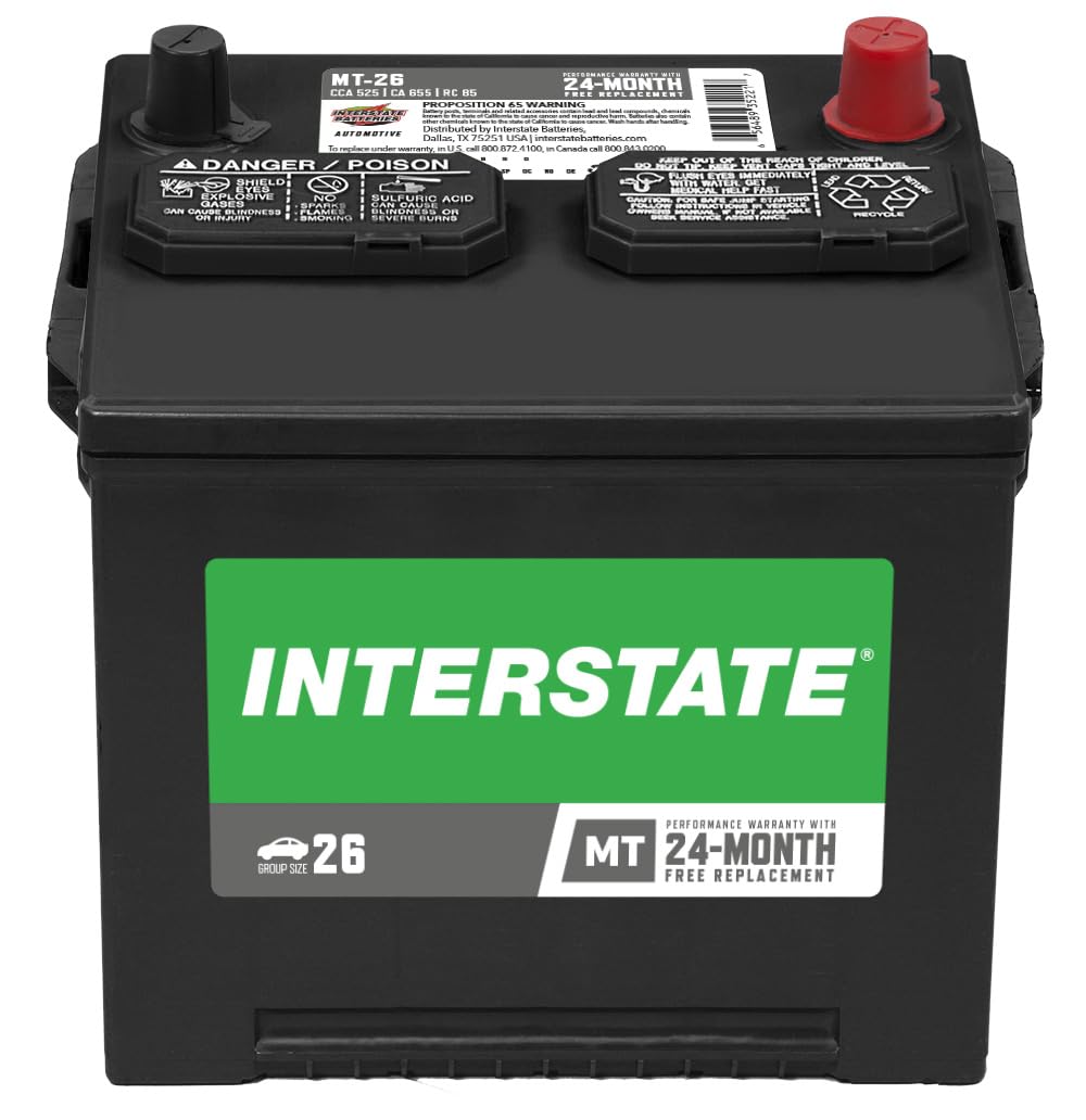 Group 26 12V 525 CCA Automotive Battery Z27376