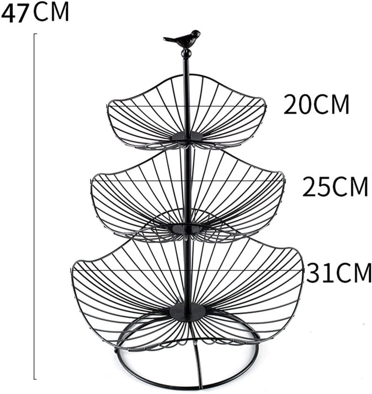 3 Tier Fruit Basket C6333