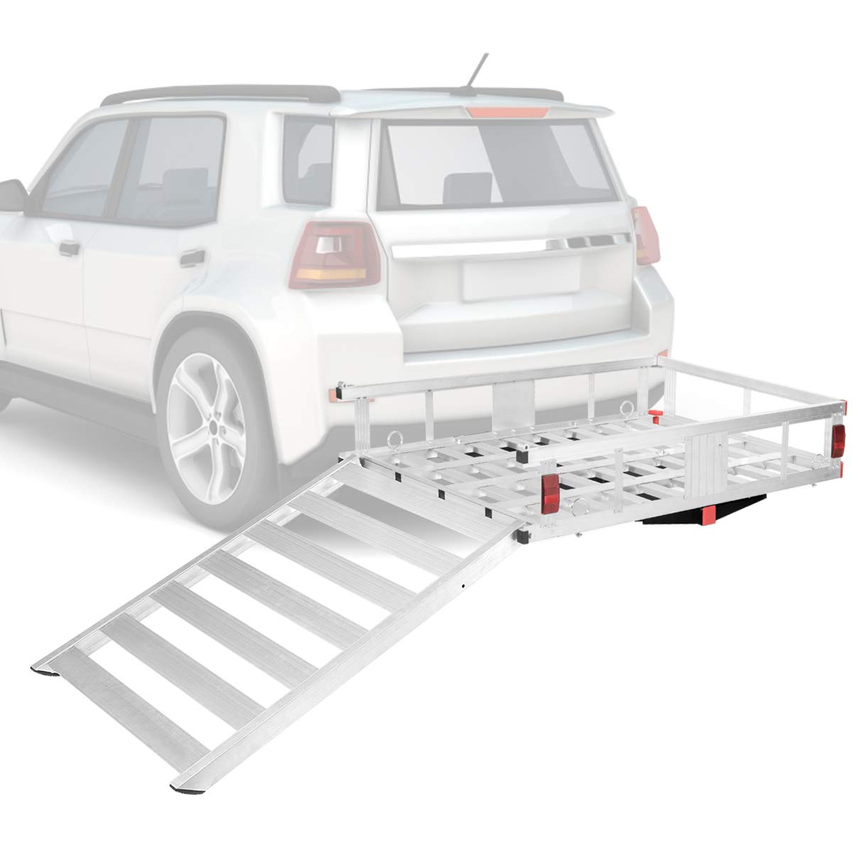 Aluminum Cargo Carrier with Ramp P51609