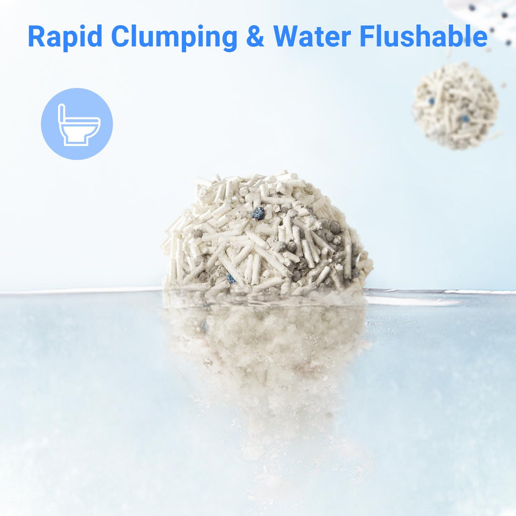 Clumping Cat Litter 2 Packs Unscented Ultra Absorbent H552898