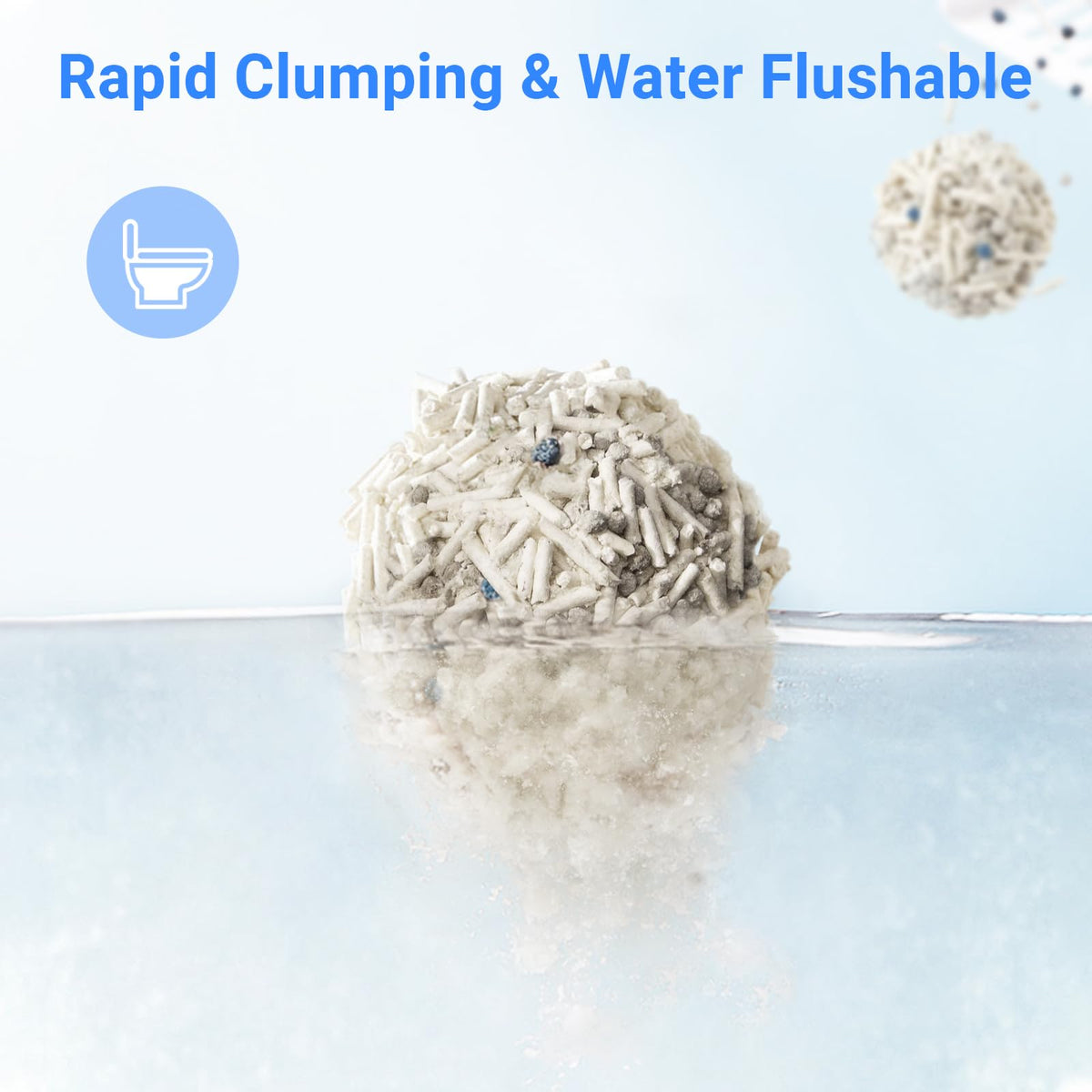 Clumping Cat Litter 2 Packs Unscented Ultra Absorbent H552898