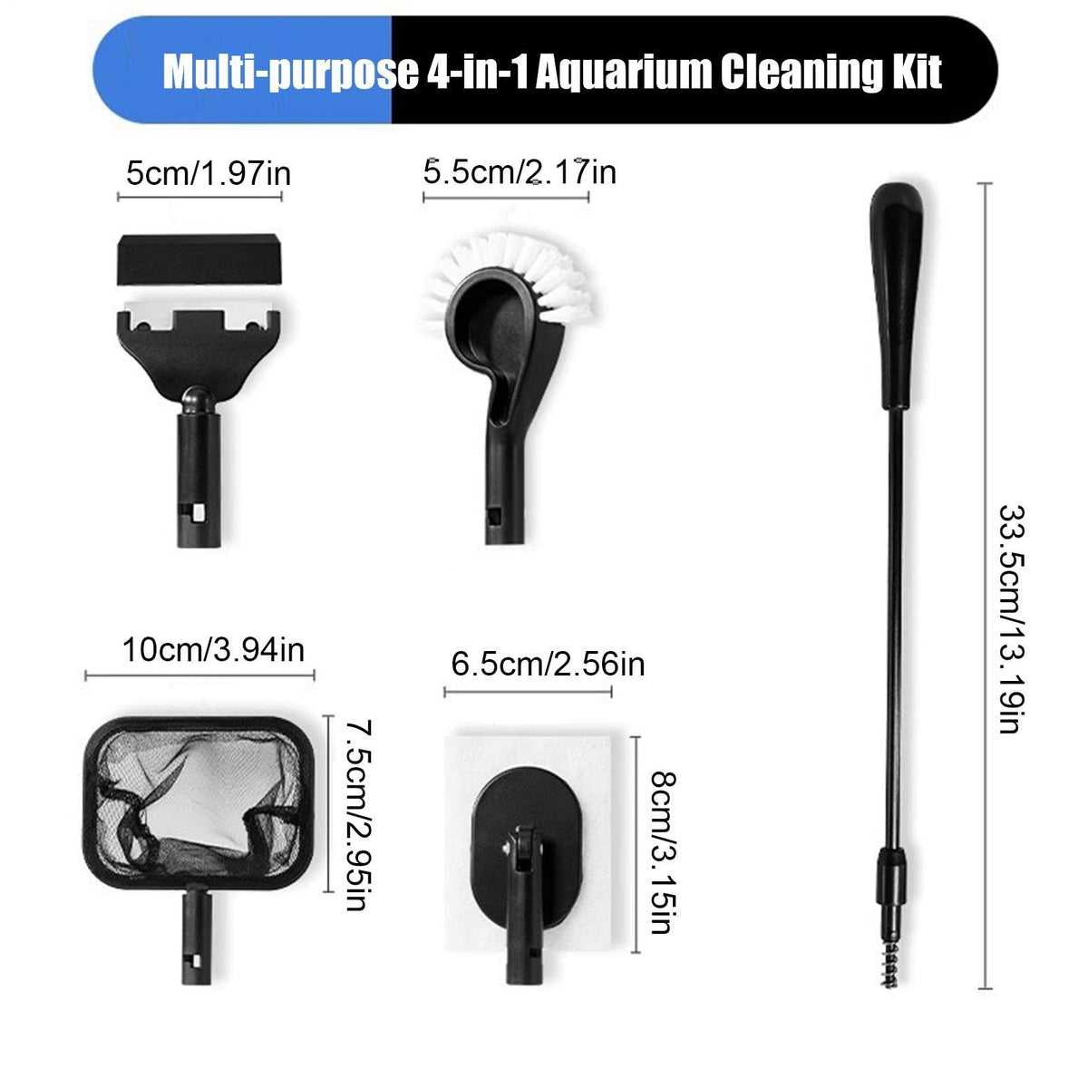 4-in-1 Aquarium Cleaning Kit A90943