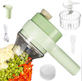 4 in 1 Handheld Electric Vegetable Cutter Set USB Rechargeable Q9765
