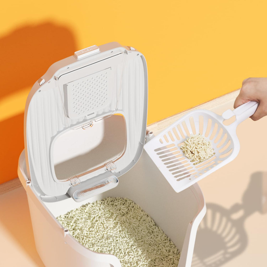 Molded Cat Litter Box with Scoop E27897