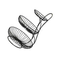 Black 3-Tier Iron Fruit Basket A35393