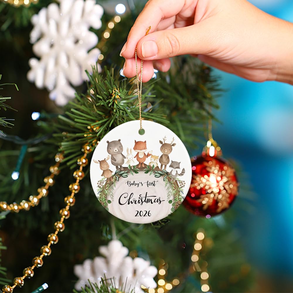 Baby First Christmas Ornament 2026 C9343