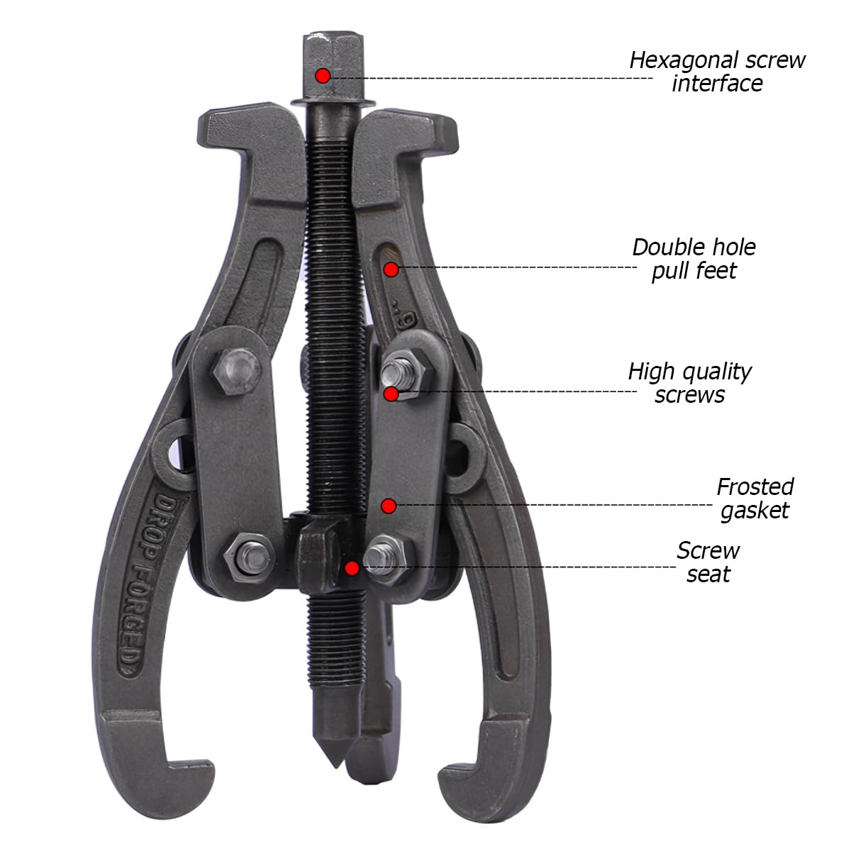 6 Inch 3-Jaw Bearing Puller with Reversible Jaws U182190