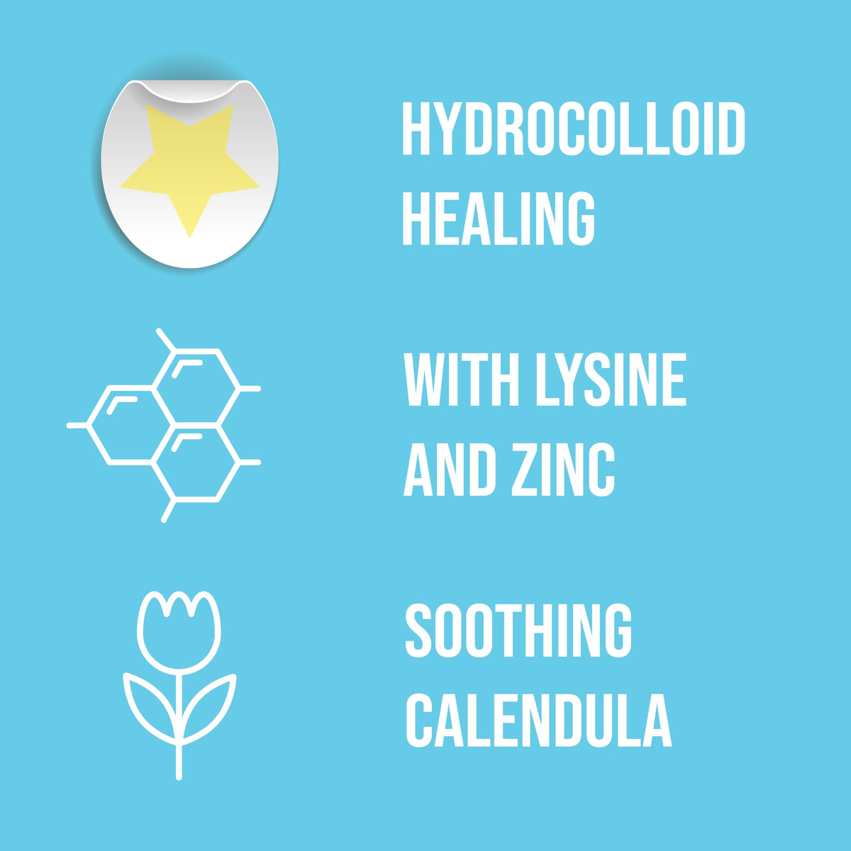 Cold Sore Patch Lysine Lip Treatment D391