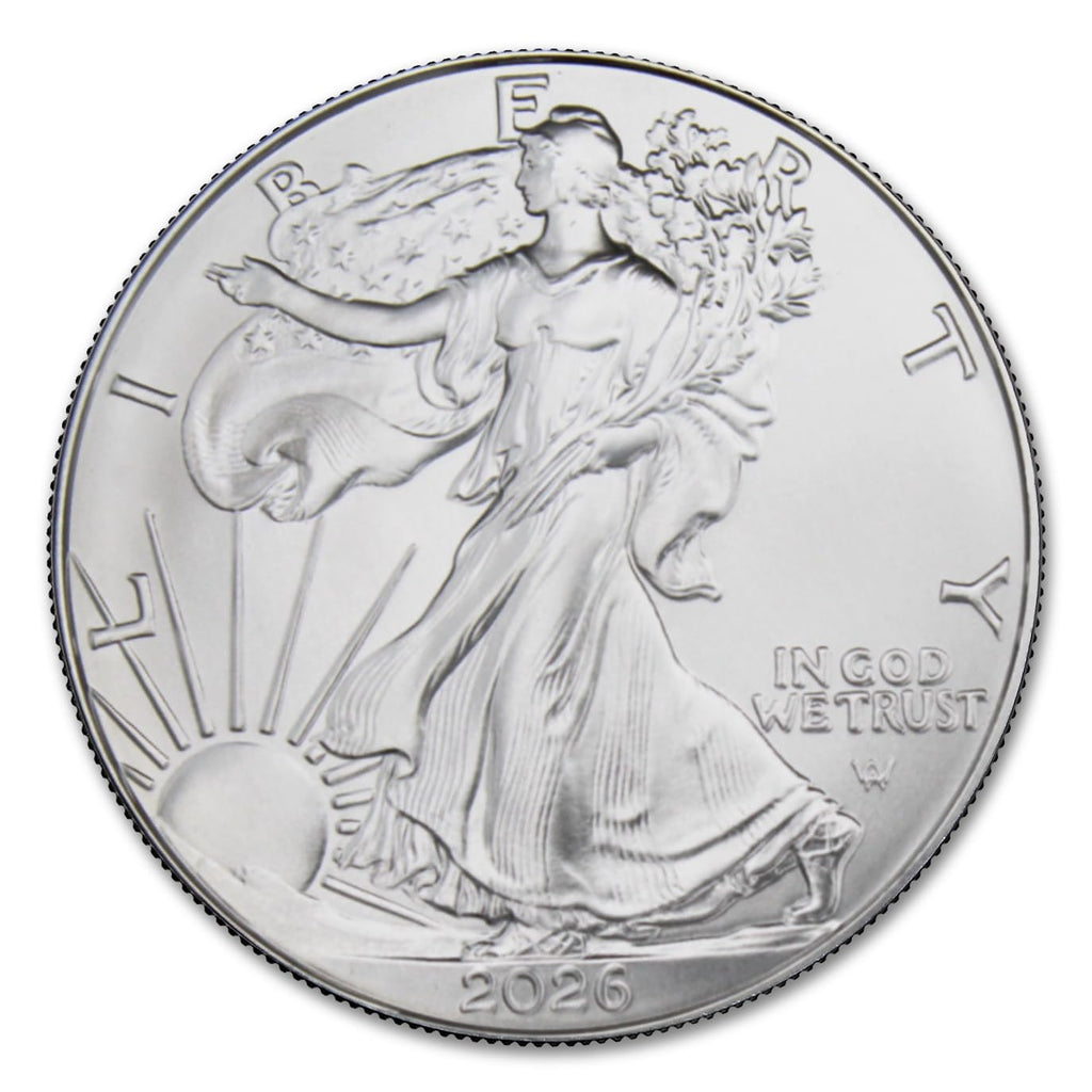 1 oz American Silver Eagle Coin with LED Presentation Box A70396