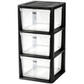 3-Drawer Plastic Storage Organizer Tower C8099