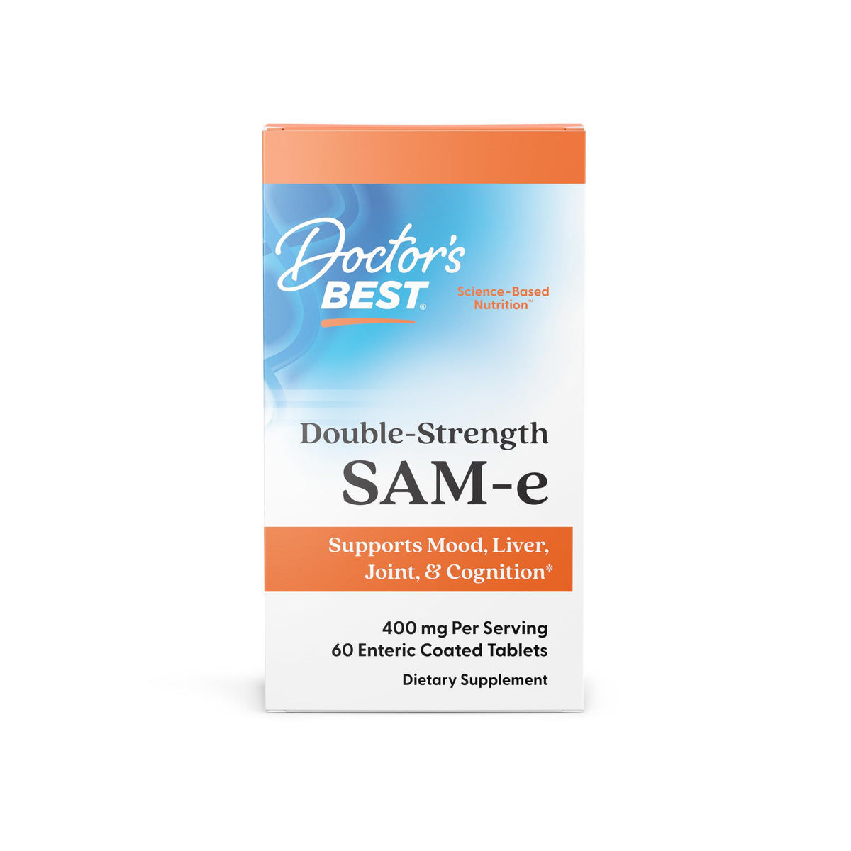 SAM-e Double Strength Supplement, 60 Enteric Coated Tablets K514358