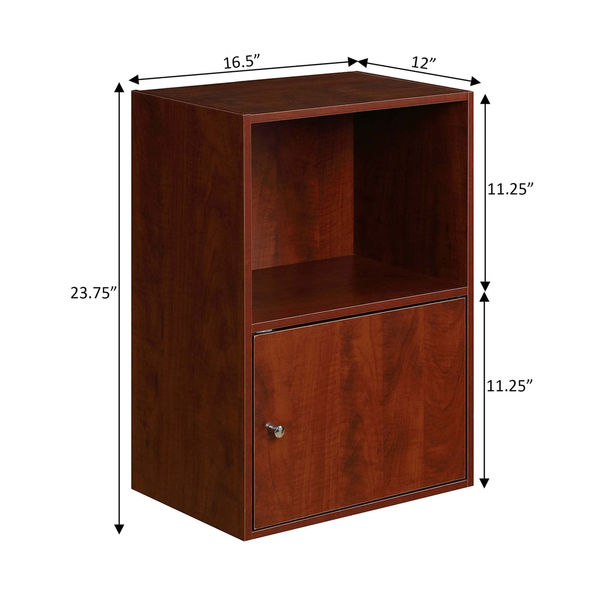 Cherry 1-Door Storage Cabinet F101419