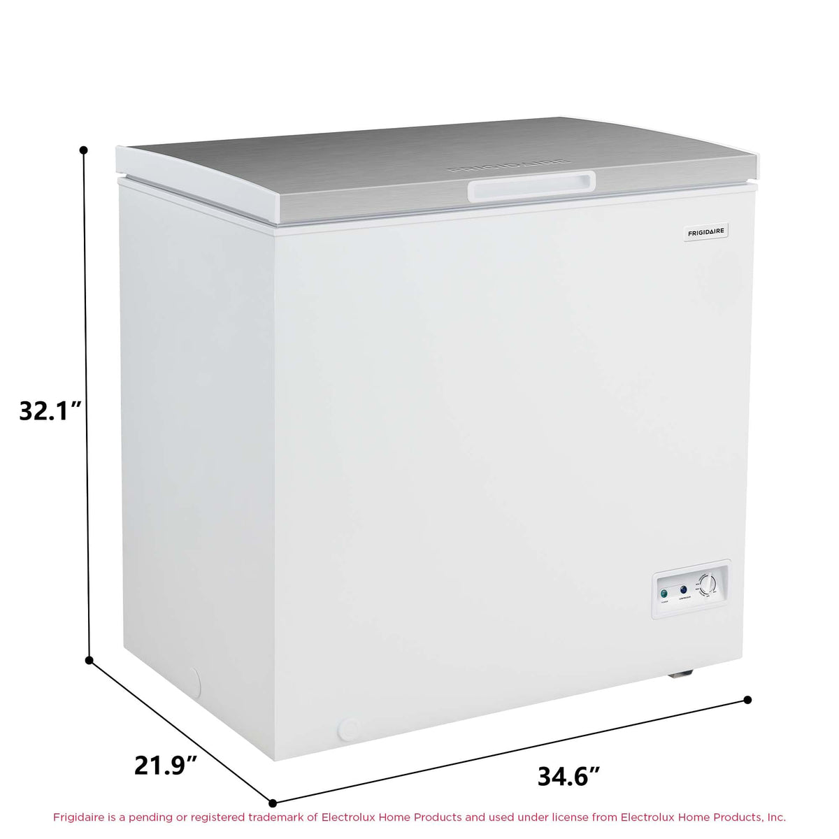 7 Cu. Ft. Chest Freezer with Removable Wire Basket U897089