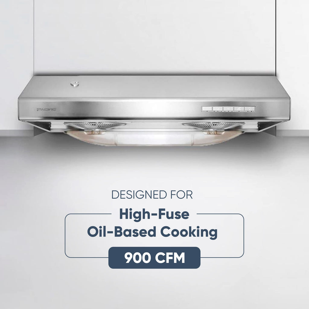 30 Inch 900 CFM Stainless Steel Under Cabinet Range Hood U6270