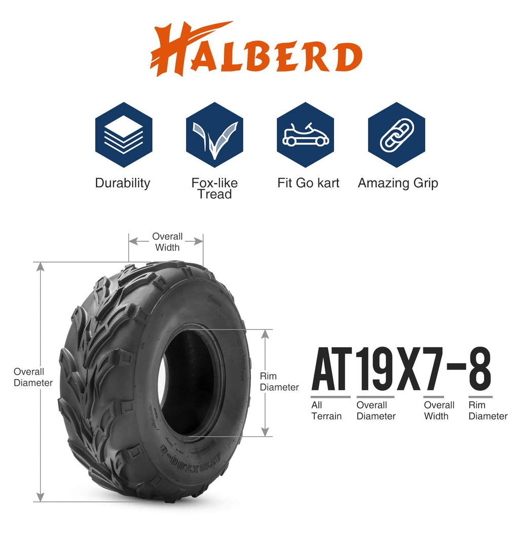 19x7-8 Tubeless ATV Tire T45171