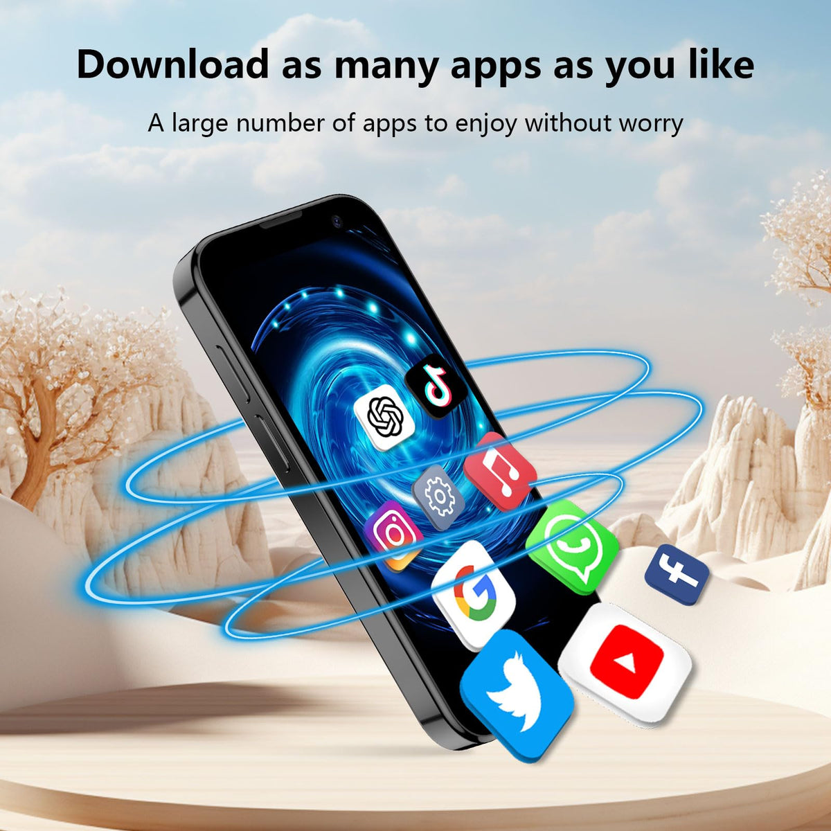 3.0" Unlocked Mini Android Smartphone Z519367