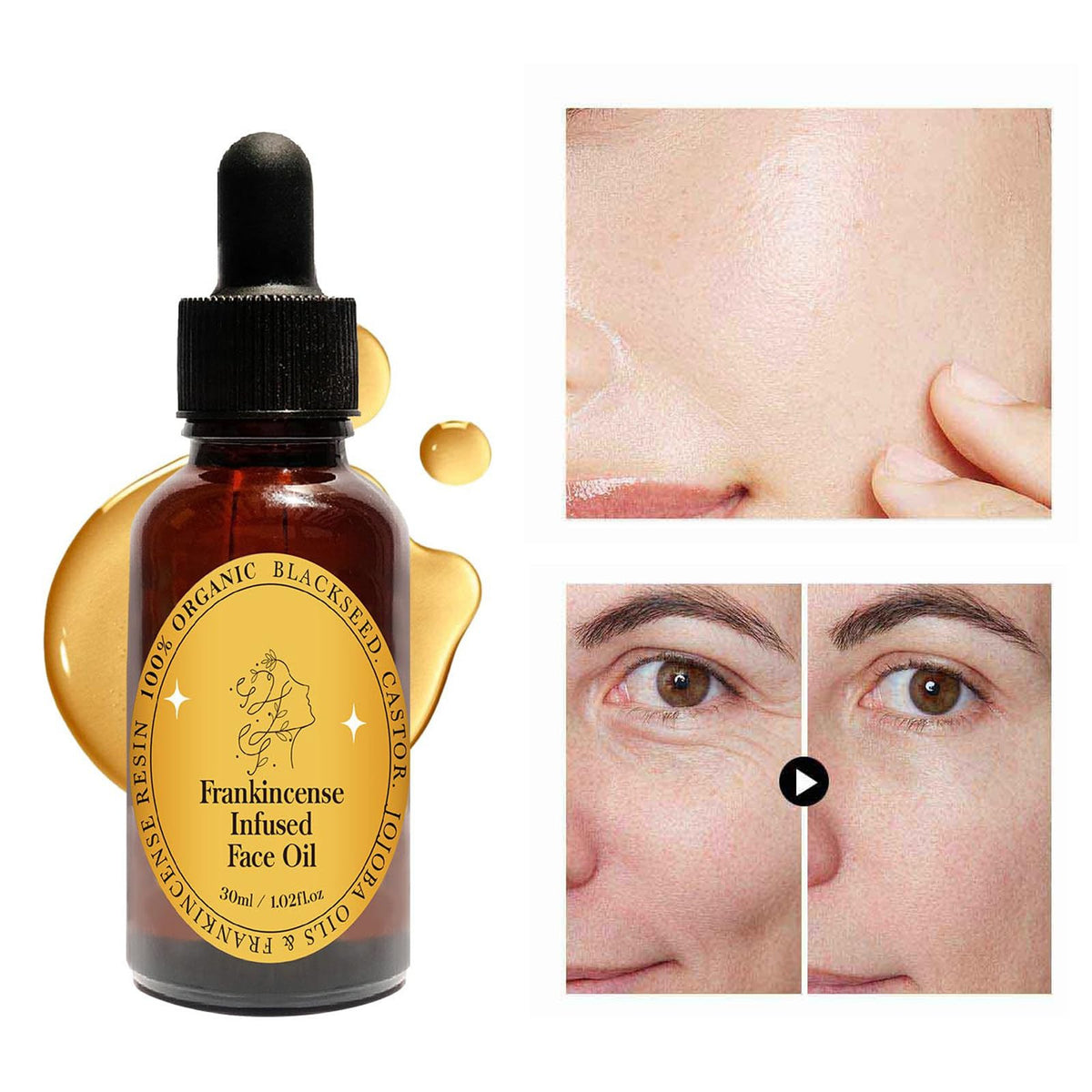 Frankincense Resin Oil Facial Serum 3PC H392426