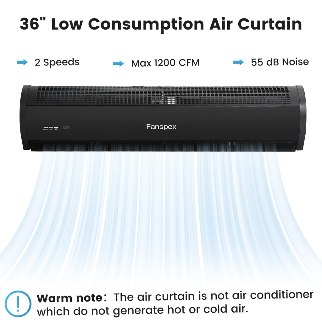 36" Wall Mounted Air Curtain O693120