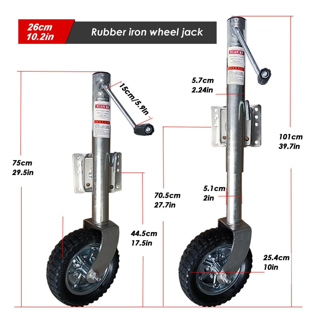 Boat Trailer Jack with Wheels K671