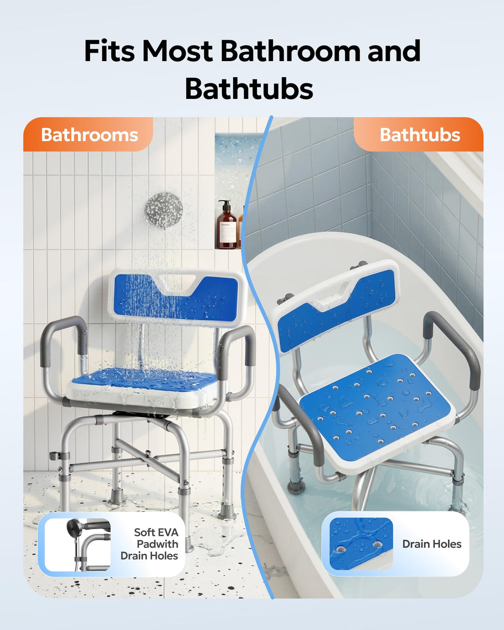 360° Swivel Shower Chair Z512