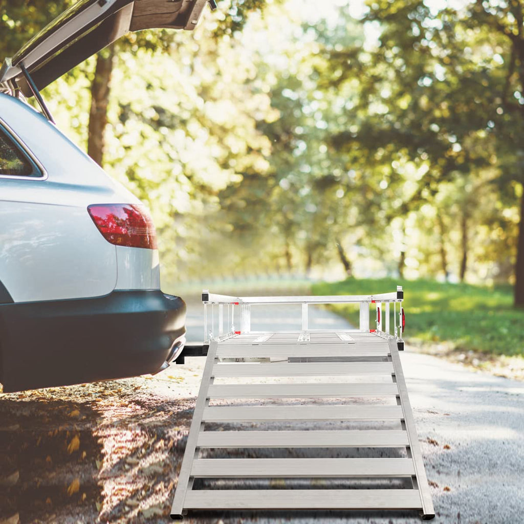 Aluminum Cargo Carrier with Ramp P51609