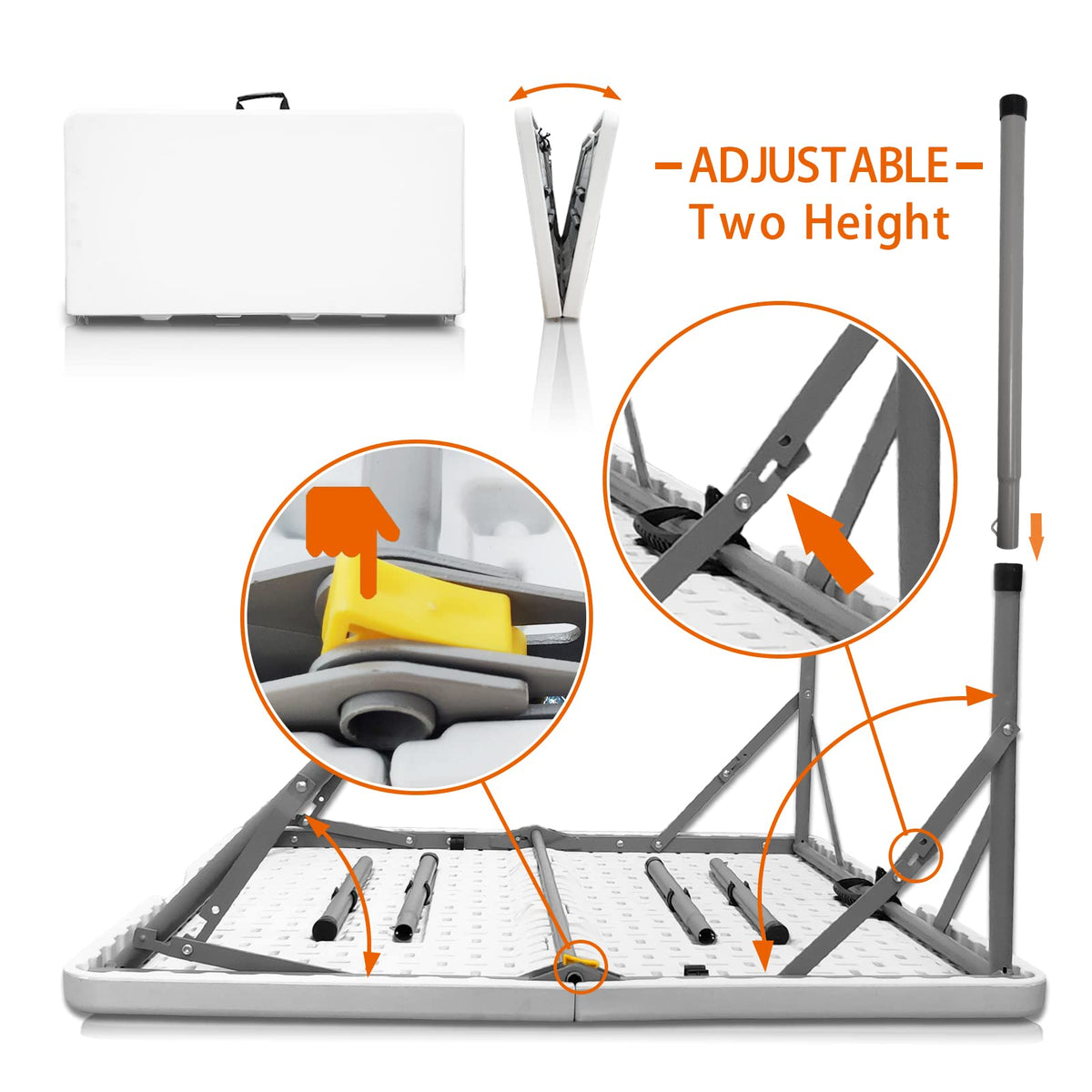 34" Square Folding Table F6626