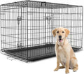 42” X-Large Heavy-Duty Dog Crate with Divider Panel U372182