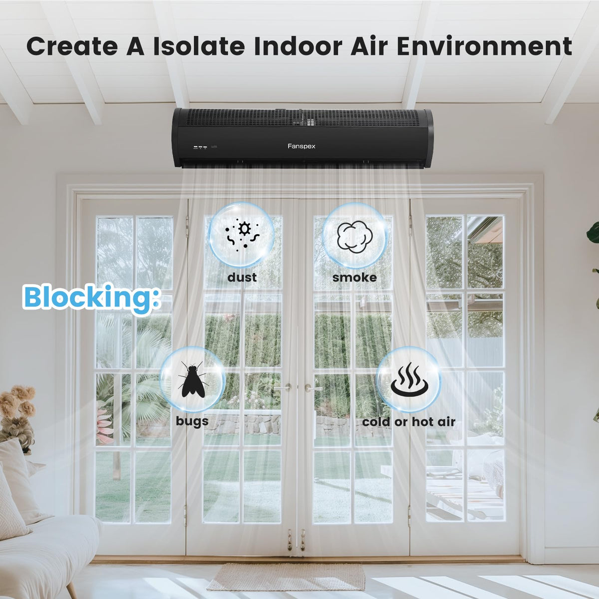 36" Wall Mounted Air Curtain O693120