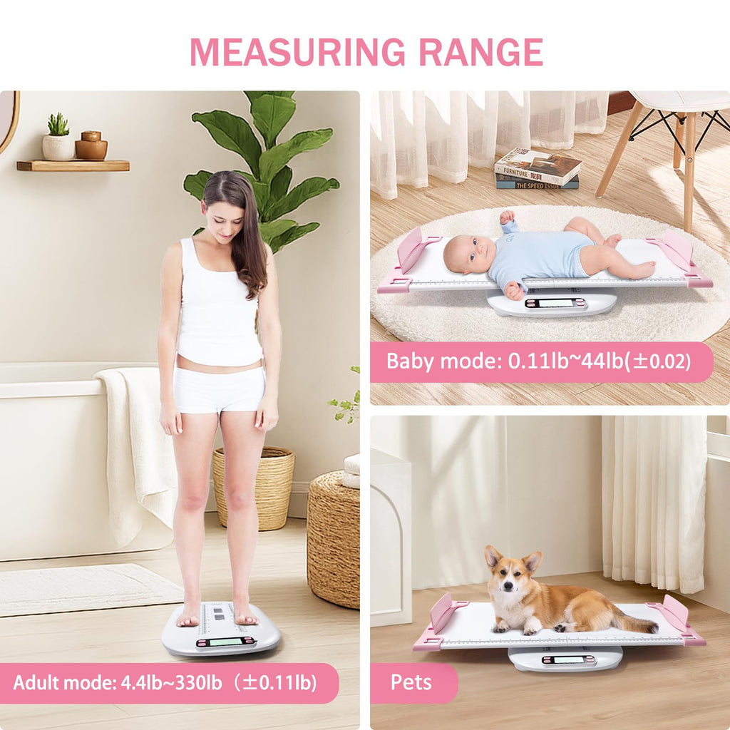 Portable Digital Pet Scale with Height Markings V1034