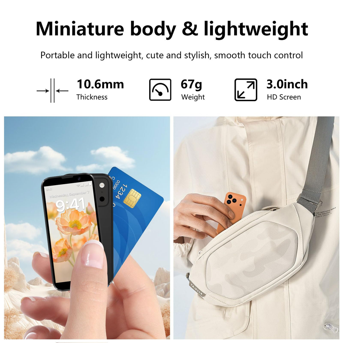 3.0" Unlocked Mini Android Smartphone Z519367