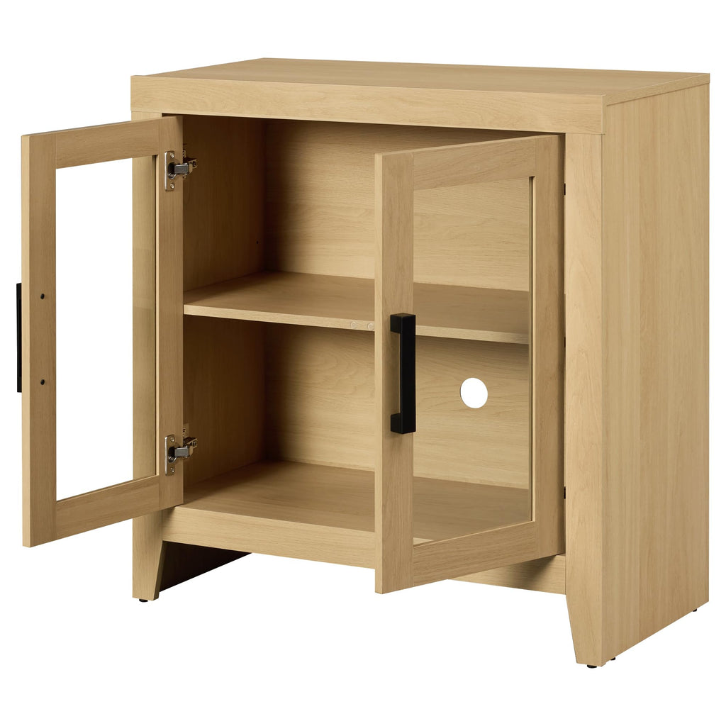 Oak Modular TV Stand with Bookshelves W46663
