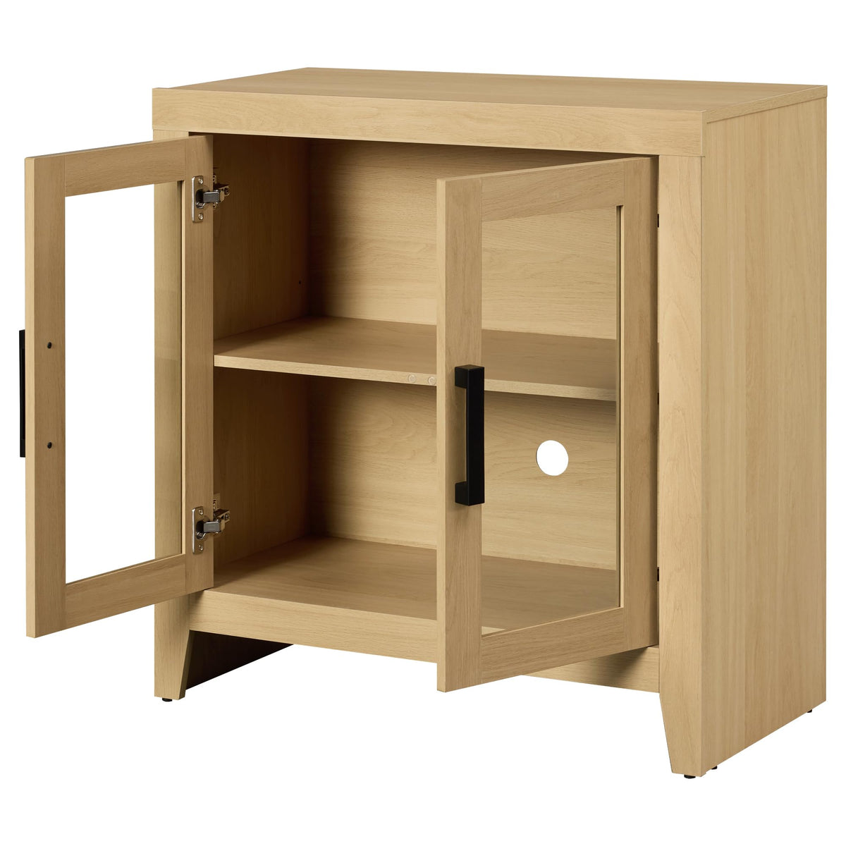 Oak Modular TV Stand with Bookshelves W46663