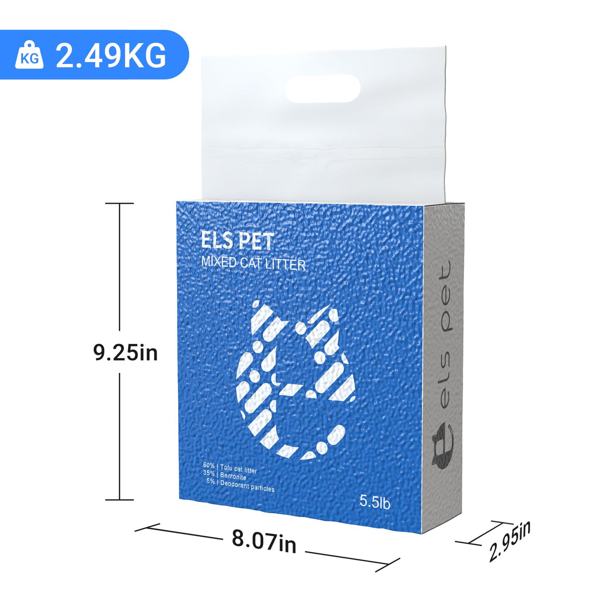 Clumping Cat Litter 2 Packs Unscented Ultra Absorbent H552898
