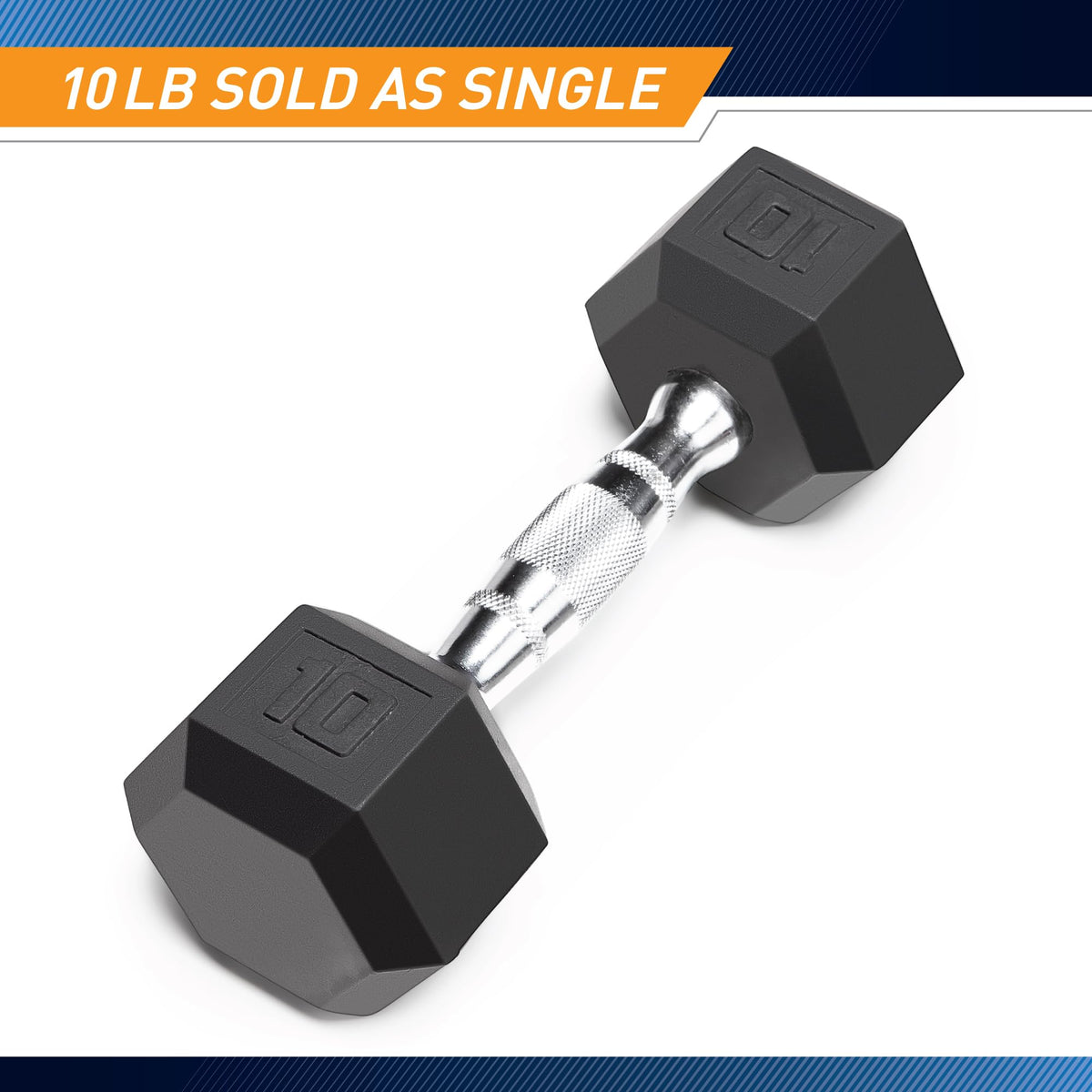 Rubber Hex Dumbbell J904