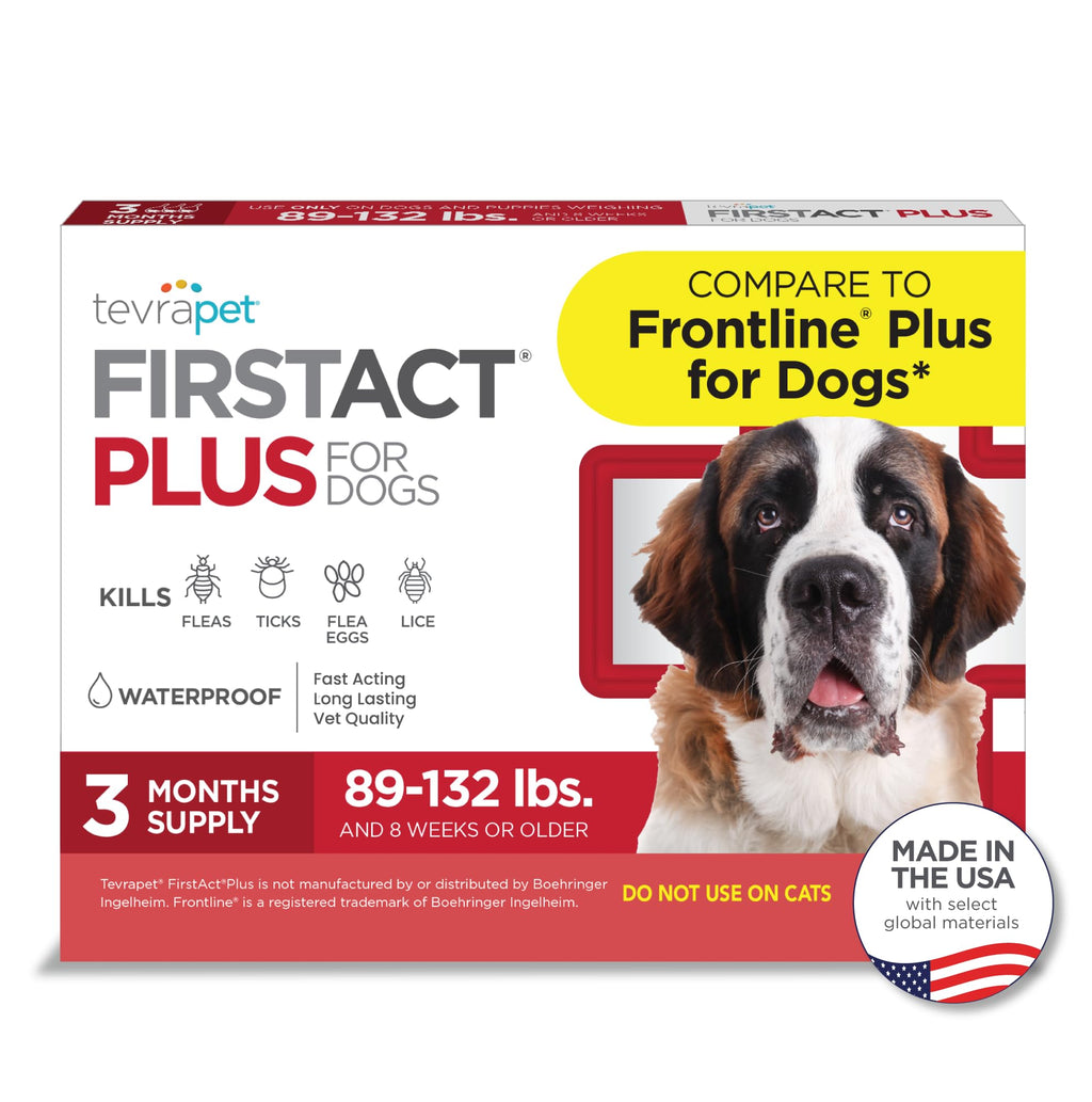 Flea Treatment for Dogs 89+ lbs 3 Doses J71988