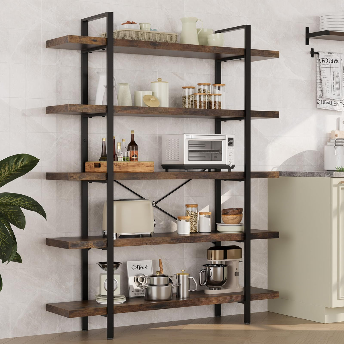 Heavy Duty 5 Tier Industrial Bookcase L564971