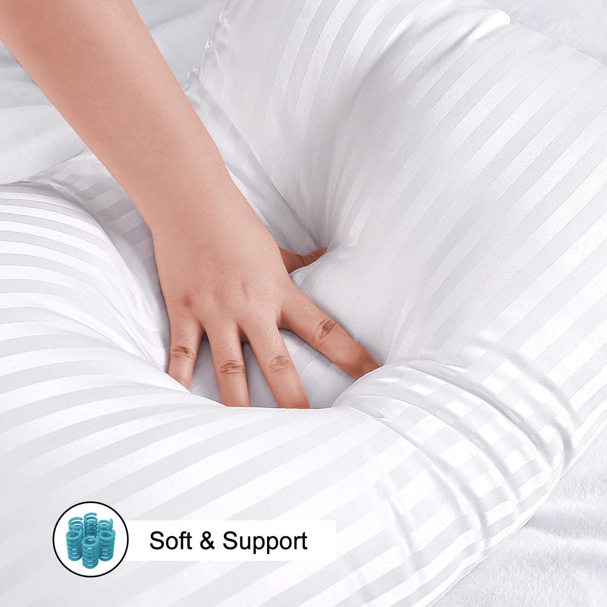 King Size Down Alternative Microfiber Bed Pillows 2 Pack K847