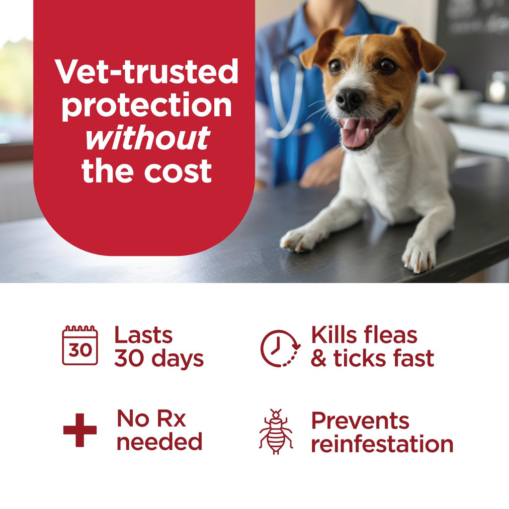 Flea Treatment for Dogs 89+ lbs 3 Doses J71988