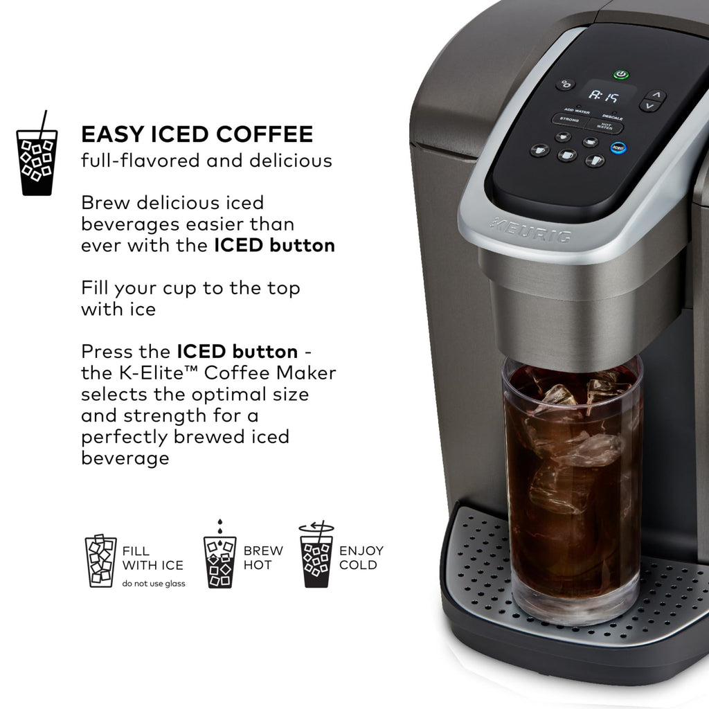Single Serve K-Cup Pod Coffee Maker, 8 to 12oz Brew Size, Programmable K6857