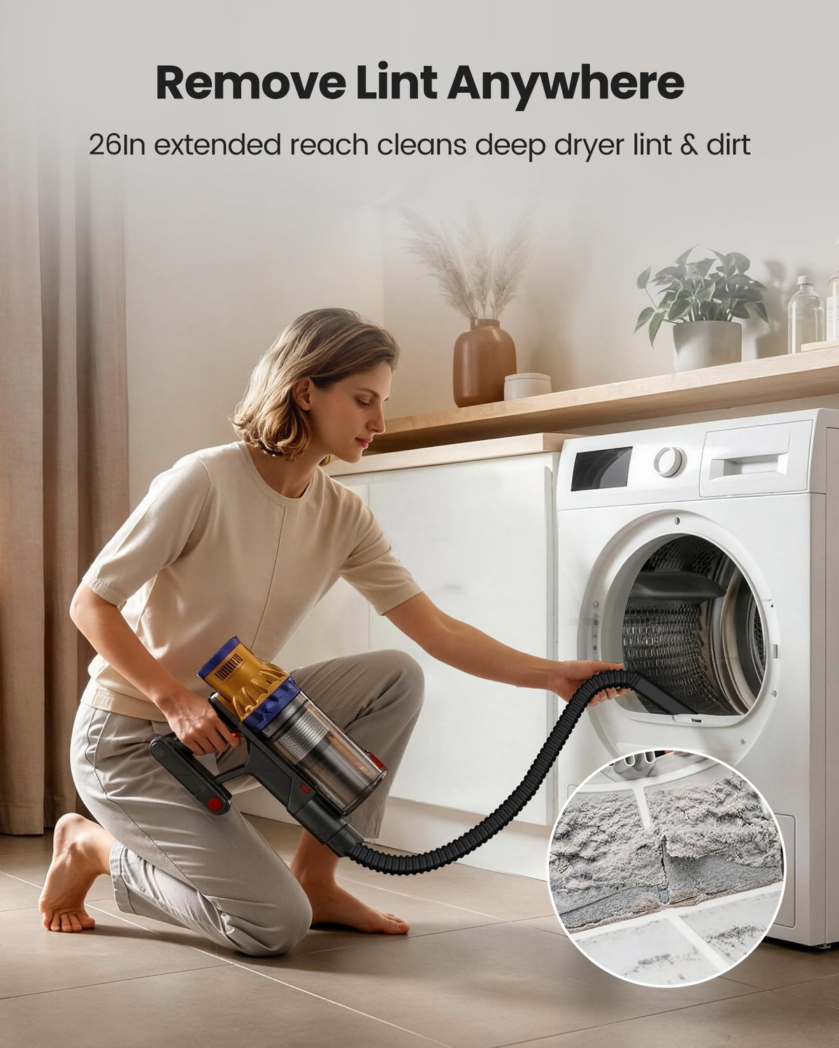 650W 55Kpa Cordless Stick Vacuum Cleaner T378106