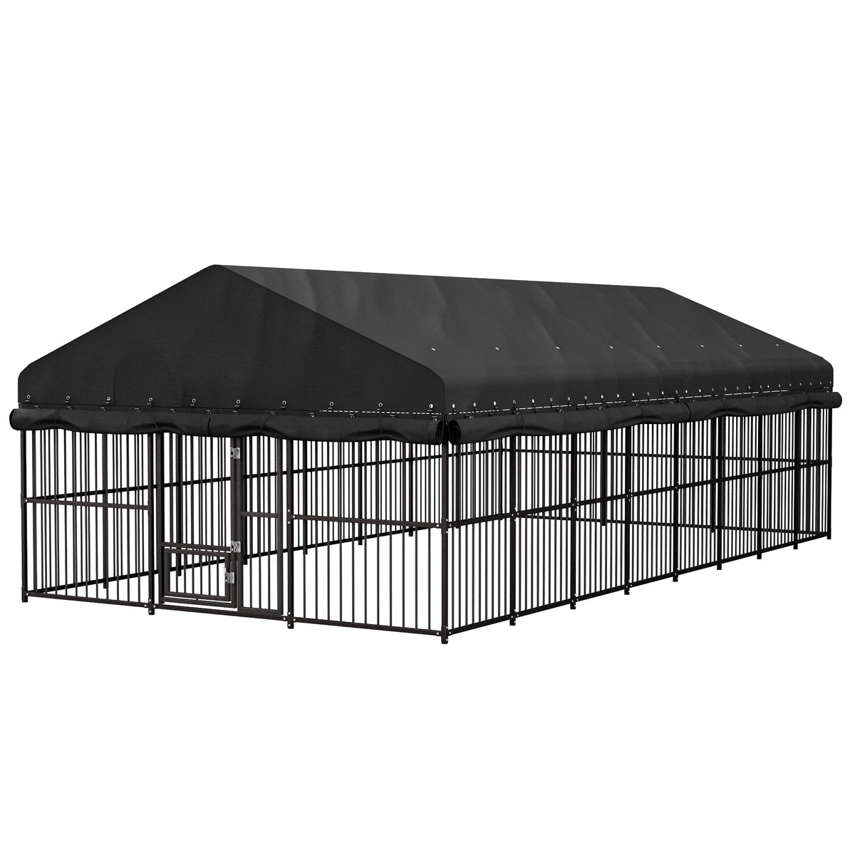10x20 FT Heavy Duty Outdoor Dog Kennel with Roof G37331