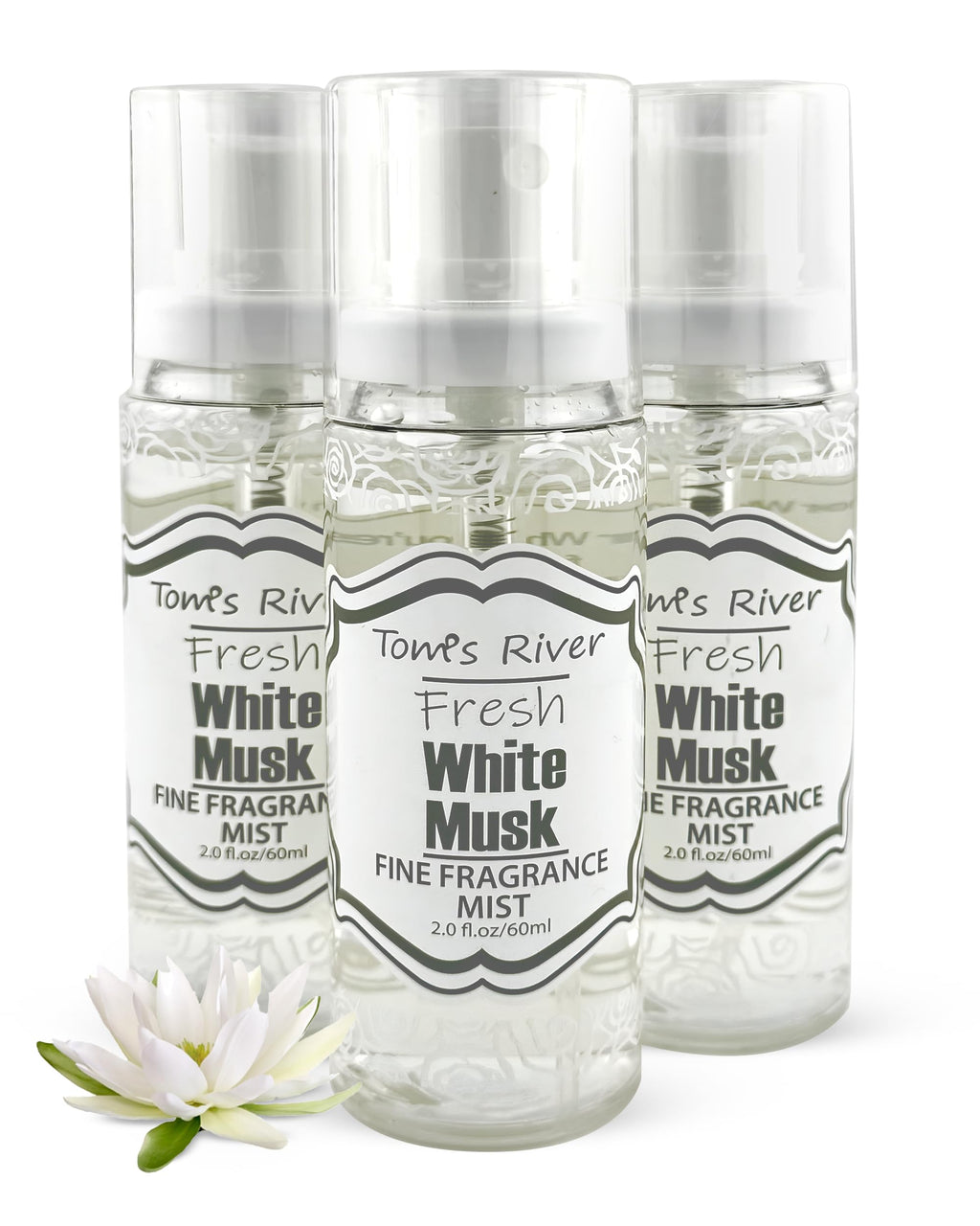 White Musk Scented Body & Hair Mist Pack of 3 2 fl oz F81417