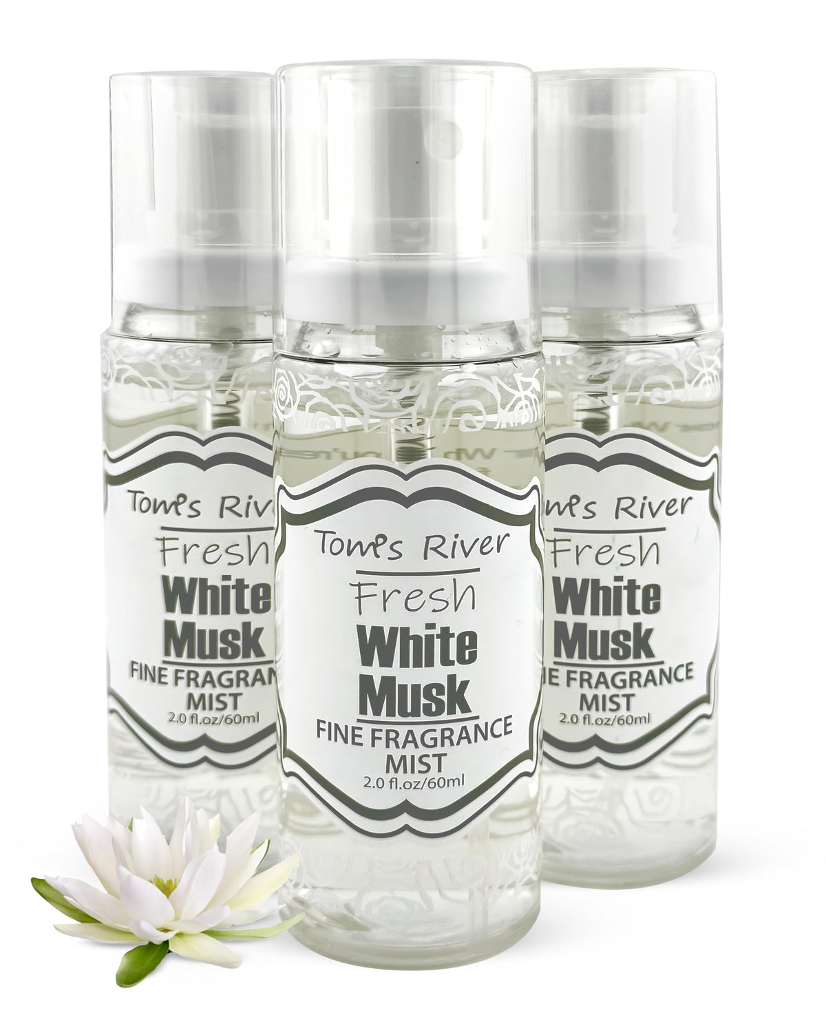 White Musk Scented Body & Hair Mist Pack of 3 2 fl oz F81417