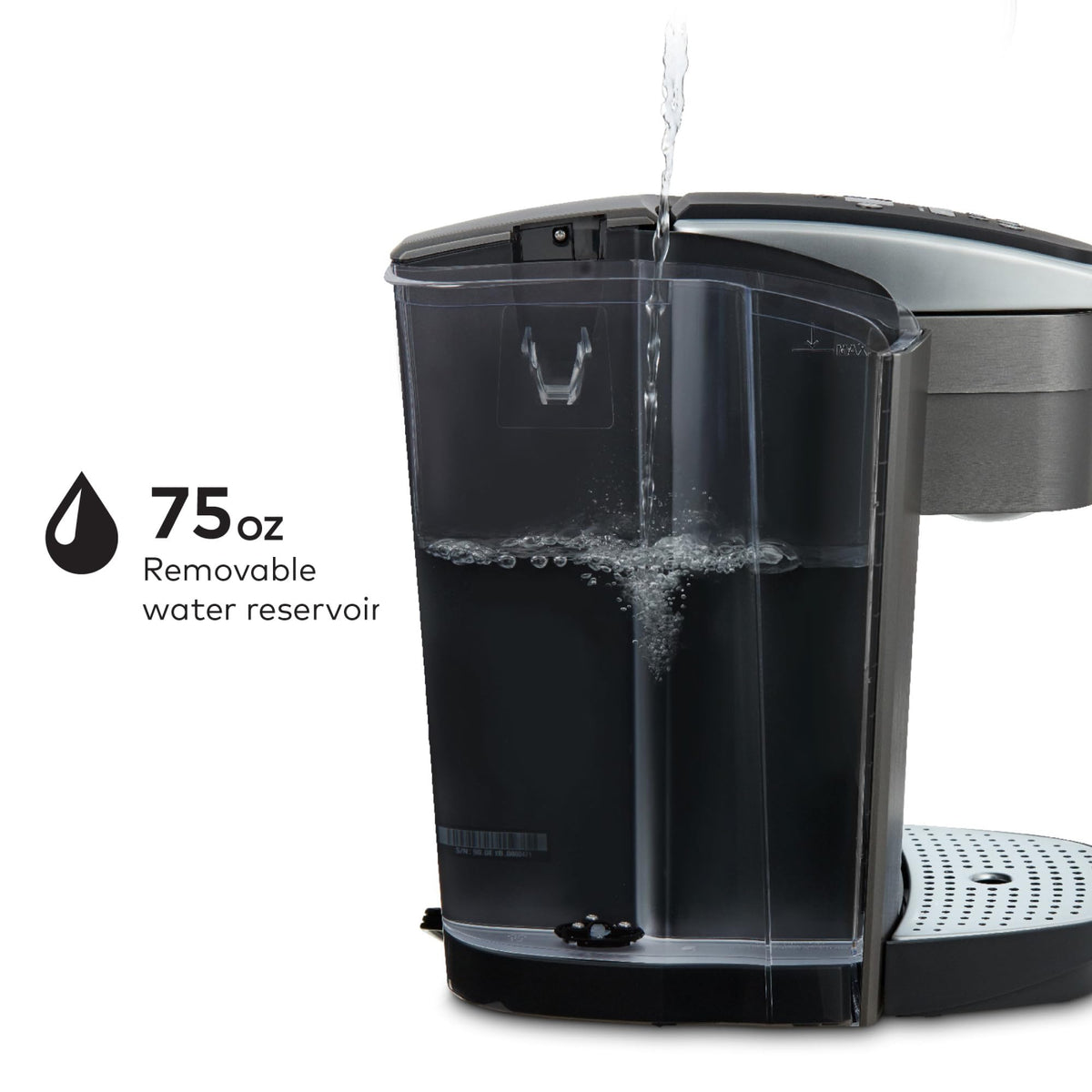 Single Serve K-Cup Pod Coffee Maker, 8 to 12oz Brew Size, Programmable K6857