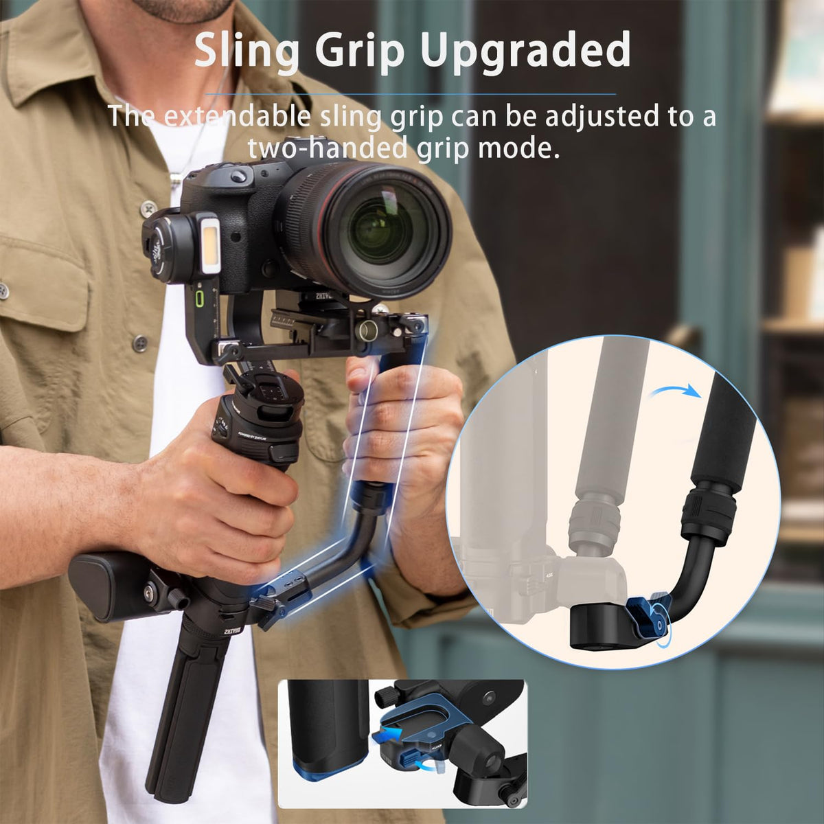 3-Axis Gimbal Stabilizer for DSLR and Mirrorless Camera U134512